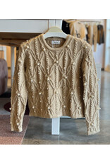 SADIE & SAGE DARLA PEARL EMBELLISHED SWEATER