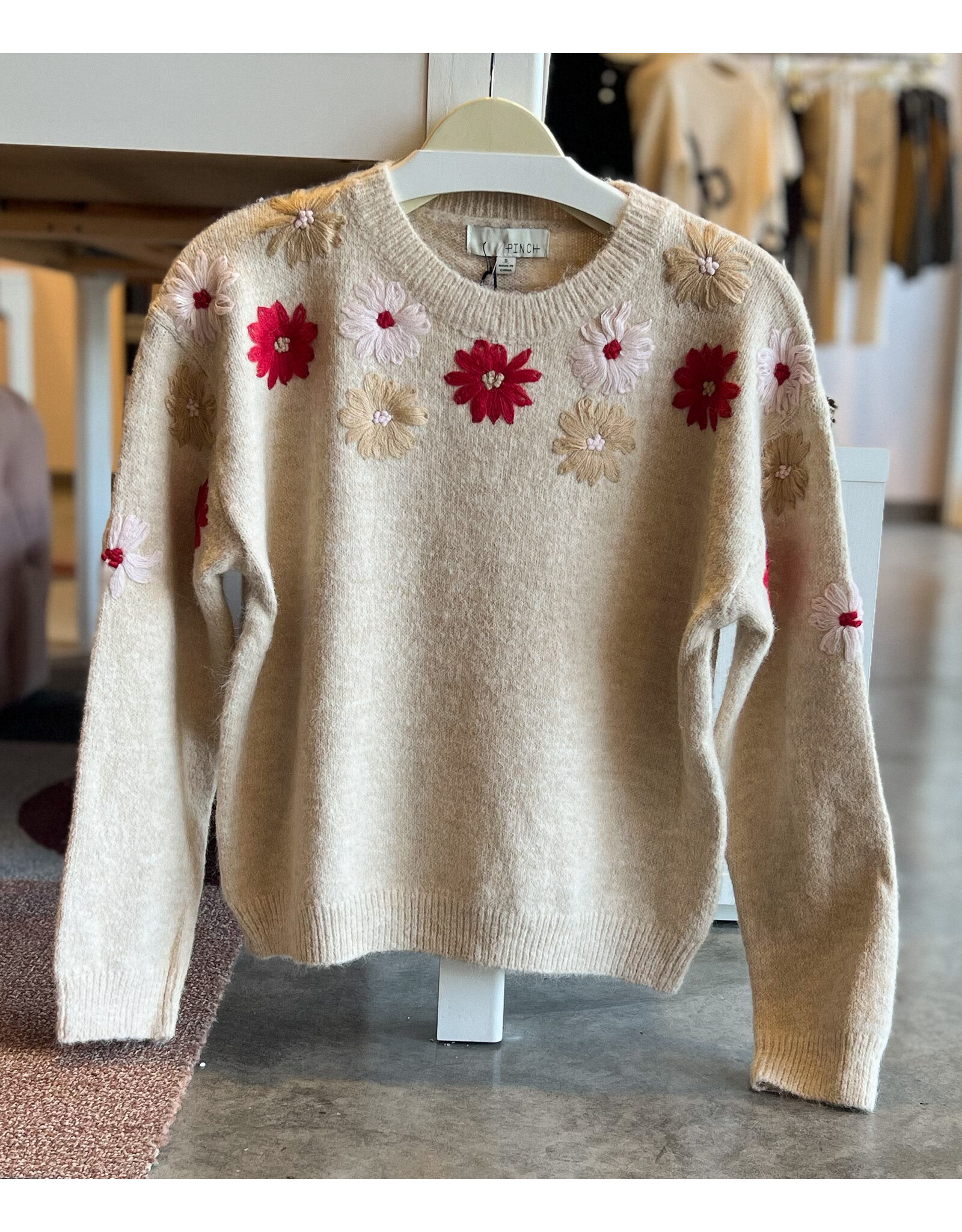 MIYAKO FLORAL SWEATER
