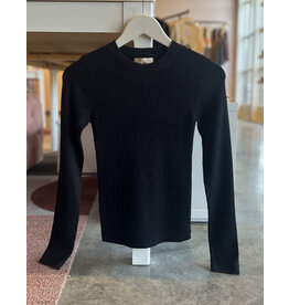 SAYER CREWNK RIB SWEATER TOP