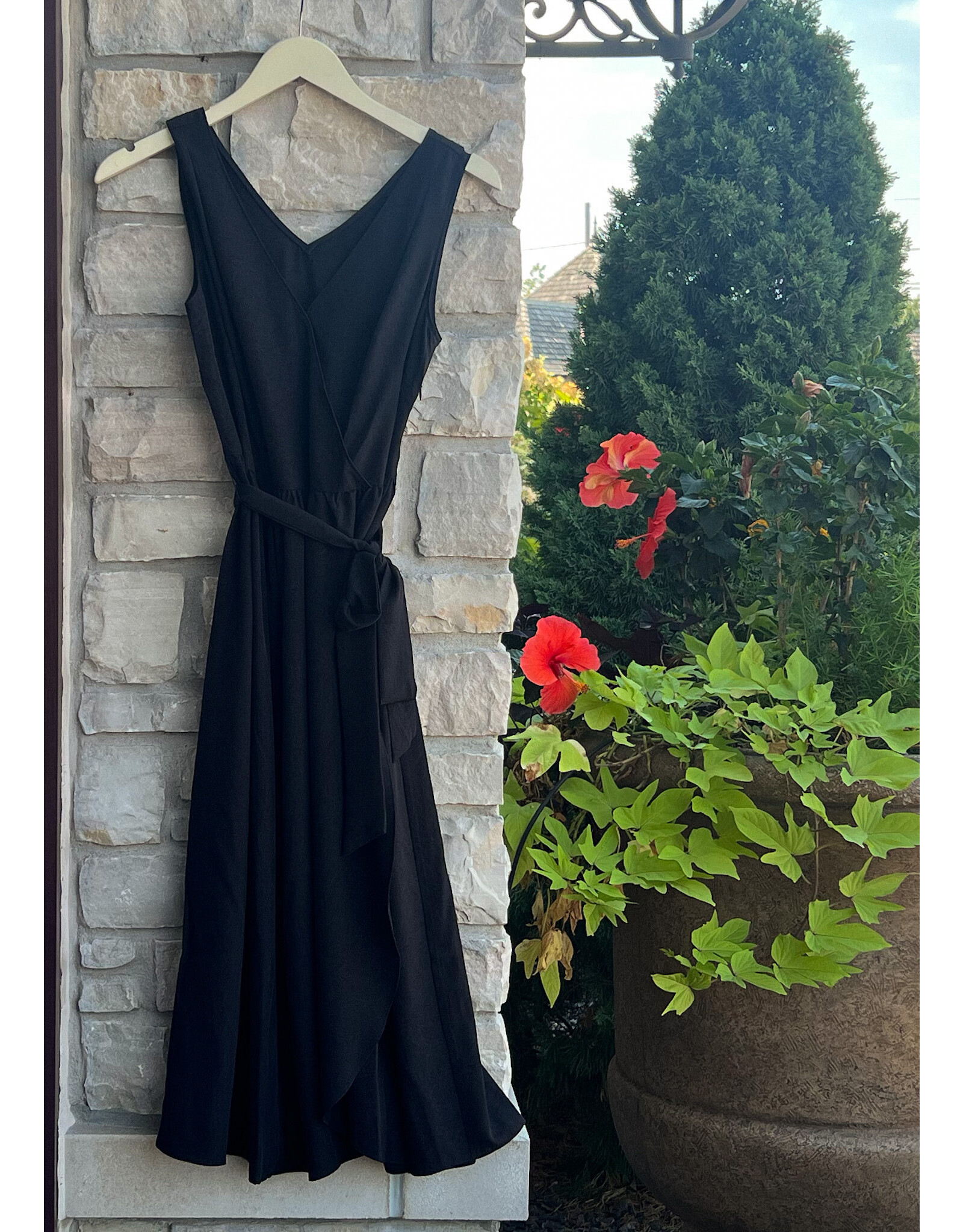 KENZO SURPLICE MIDI DRESS