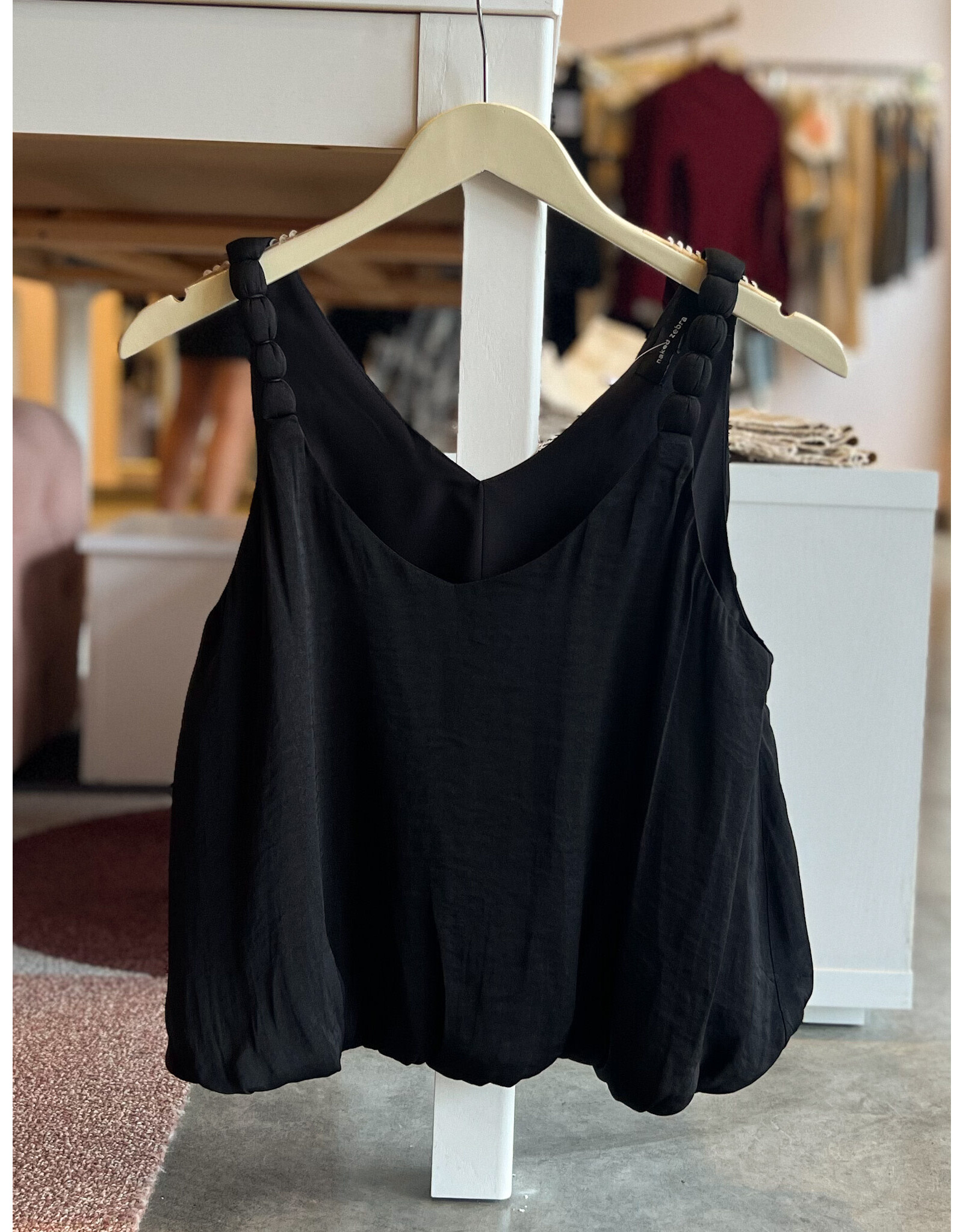 SANTIAGO BILLOWY STRAP TANK