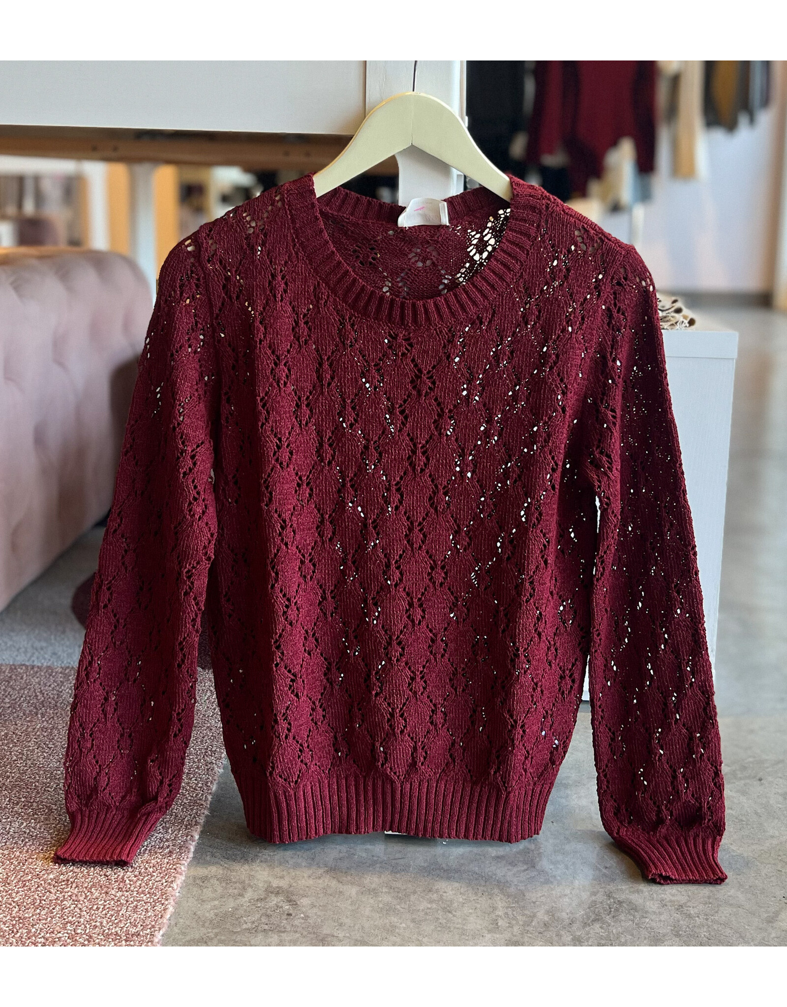 POSITANO POINTELLE SWEATER