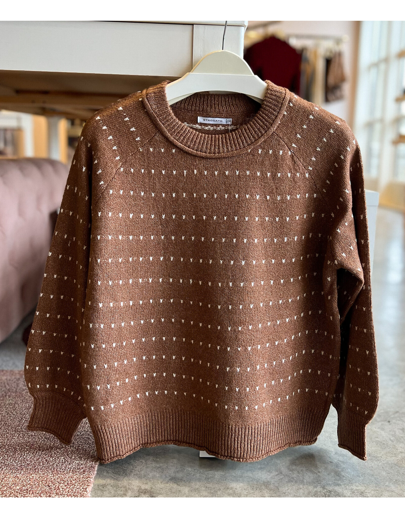 KEVORK STRIPED SWEATER