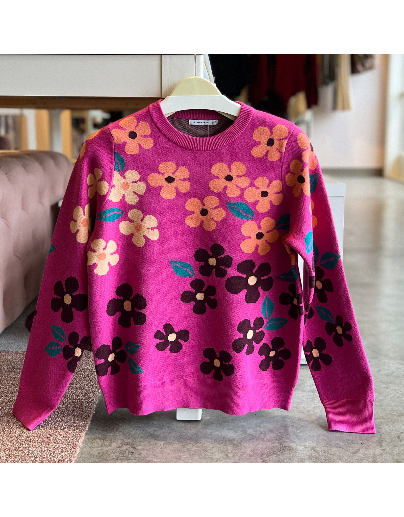 MARAL FLOWER PRINT SWEATER