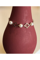 HANAN CLOVER +PEARL BRACELET