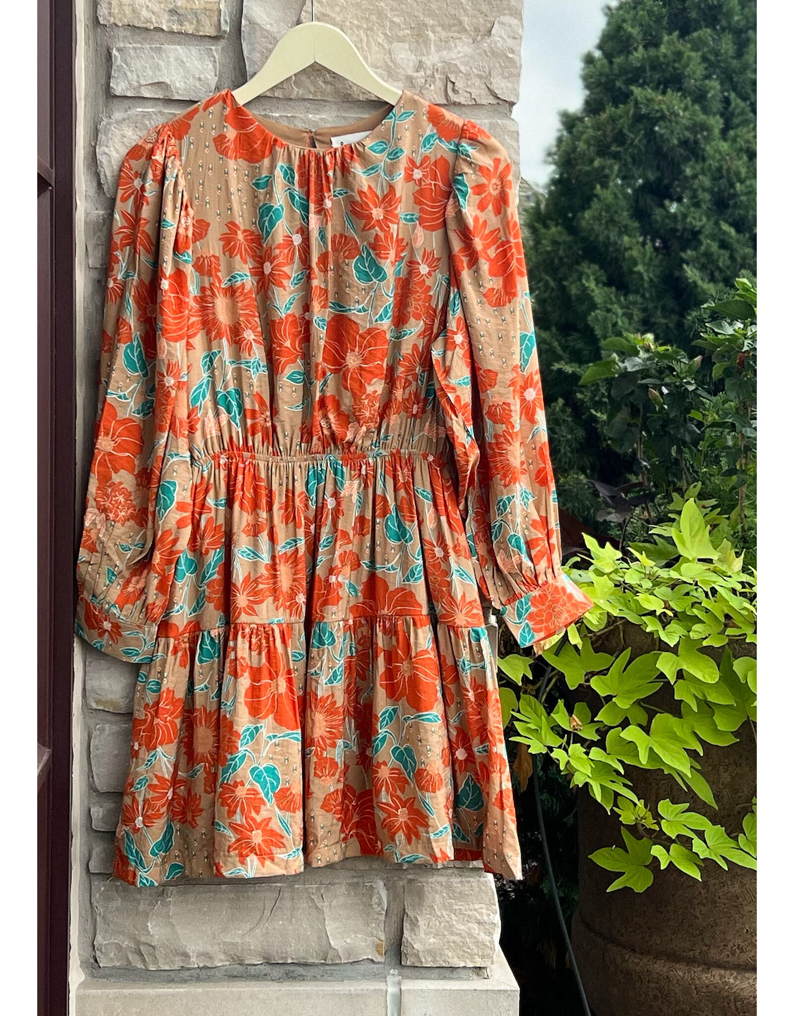 ZELDA FLORAL PRINT MINI DRESS