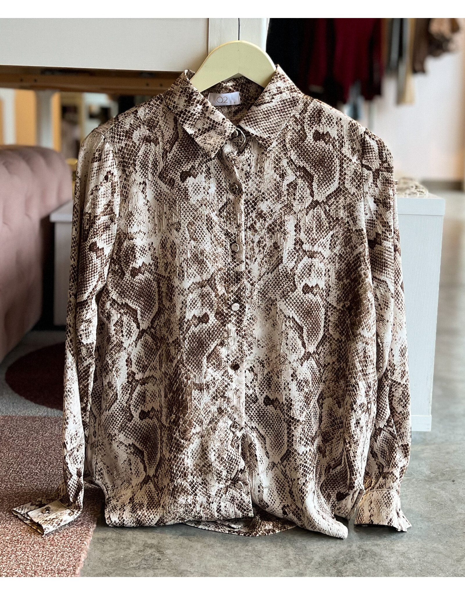 CAIRO SNAKSKIN L/S TOP