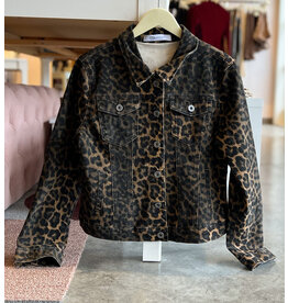 SAYER LEOPARD DENIM JACKET