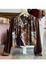 ZURI CHAIN PRINTED L/S TOP