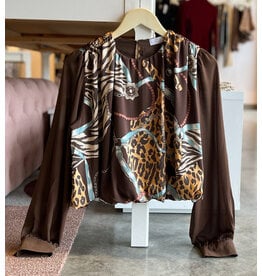 ZURI CHAIN PRINTED L/S TOP