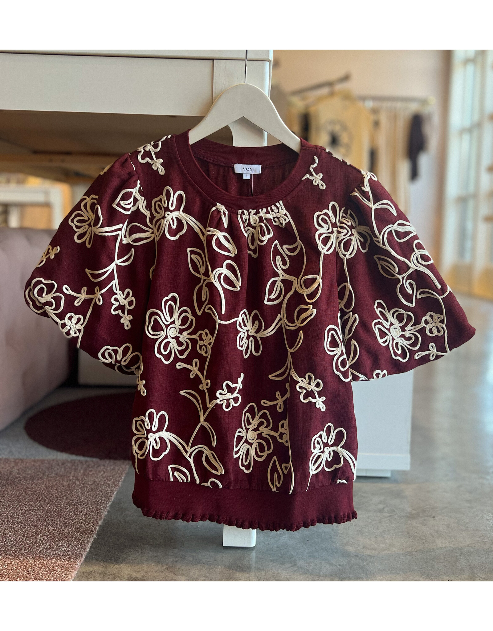 CASSIUS FLORAL BUBBLE TOP