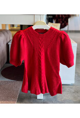 RUPIN FLARED PUFF SLEEVE TOP