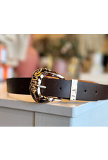 MARIUS FANNED TEXTURE BUCKLE BELT