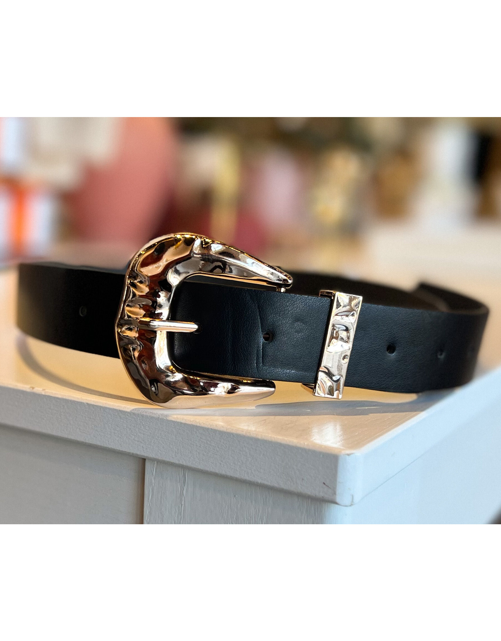 MARIUS FANNED TEXTURE BUCKLE BELT