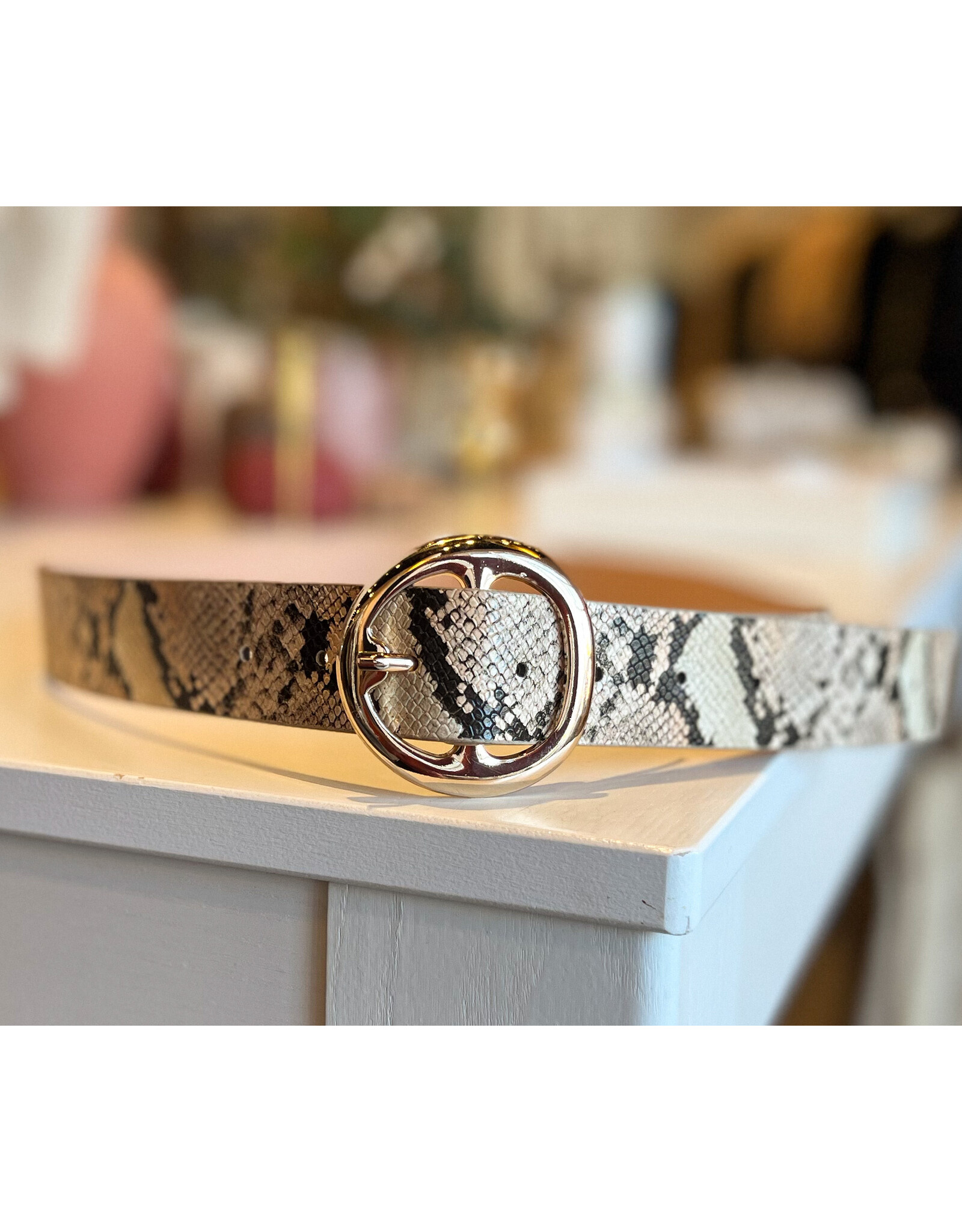 AARAV SNAKESKIN BELT