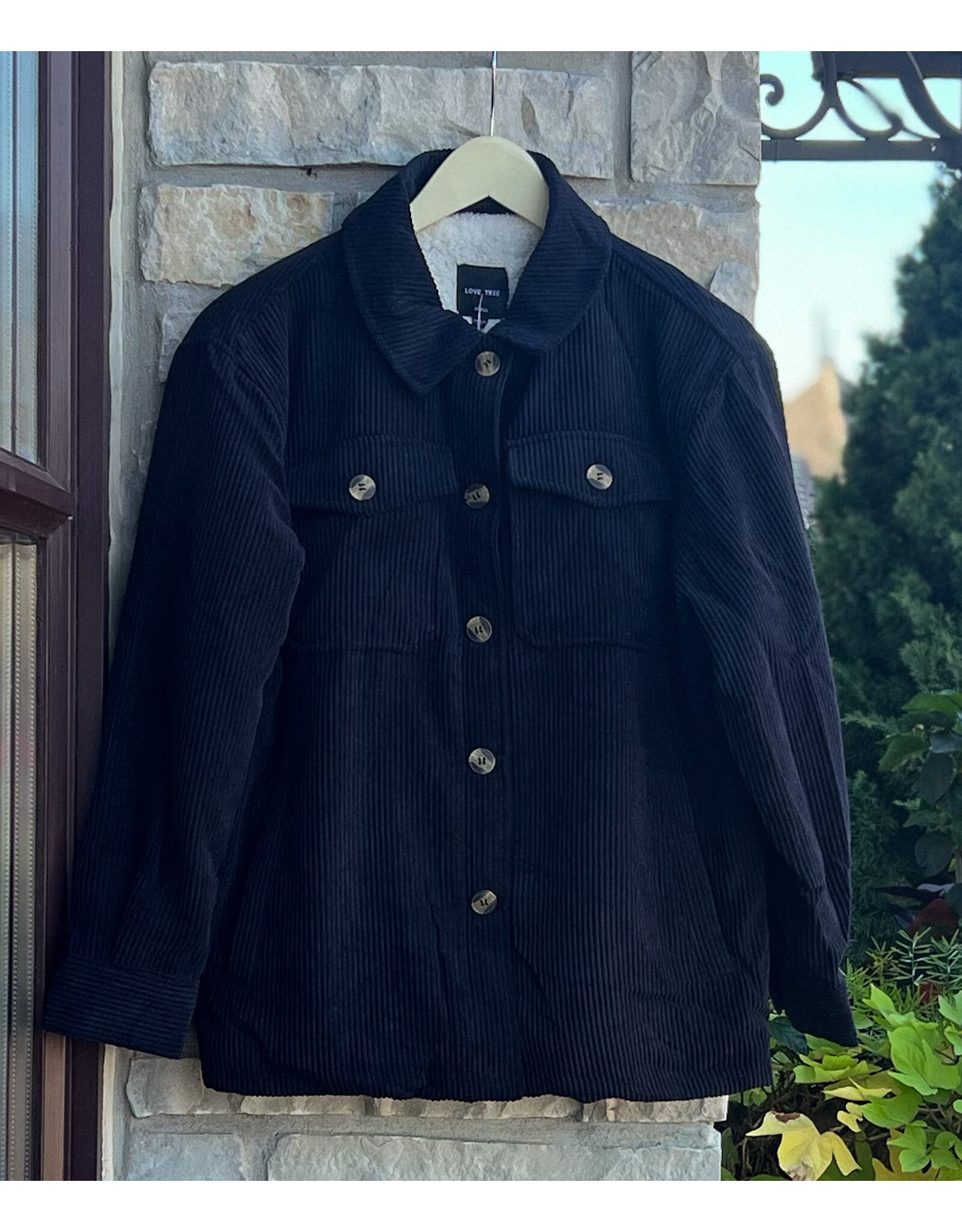 LUNELLE CORDUROY SHERPA SHACKET