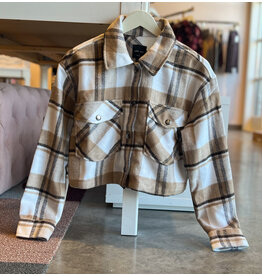 ELIJAH PLAID CROPPED JACKET