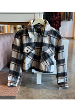 ELIJAH PLAID CROPPED JACKET