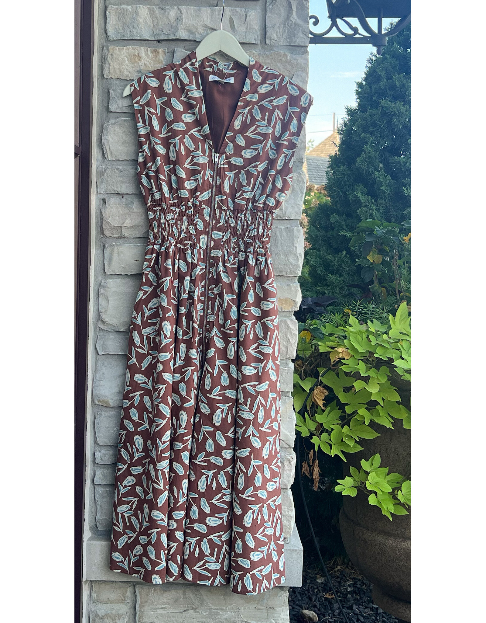 CATO SMOCKED WAIST DRESS
