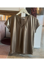 ANOTHER LOVE LUMI METALLIC TOP