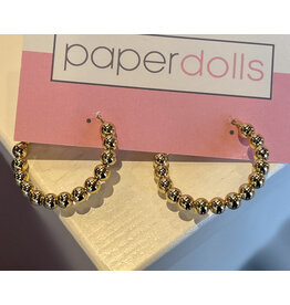 THEIA BEADED HOOPS
