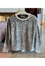 REHAN LEOPARD PRINT SWEATER