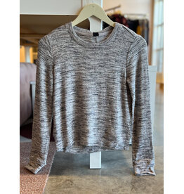 HALSTEN RIB CREWNECK PULLOVER TOP