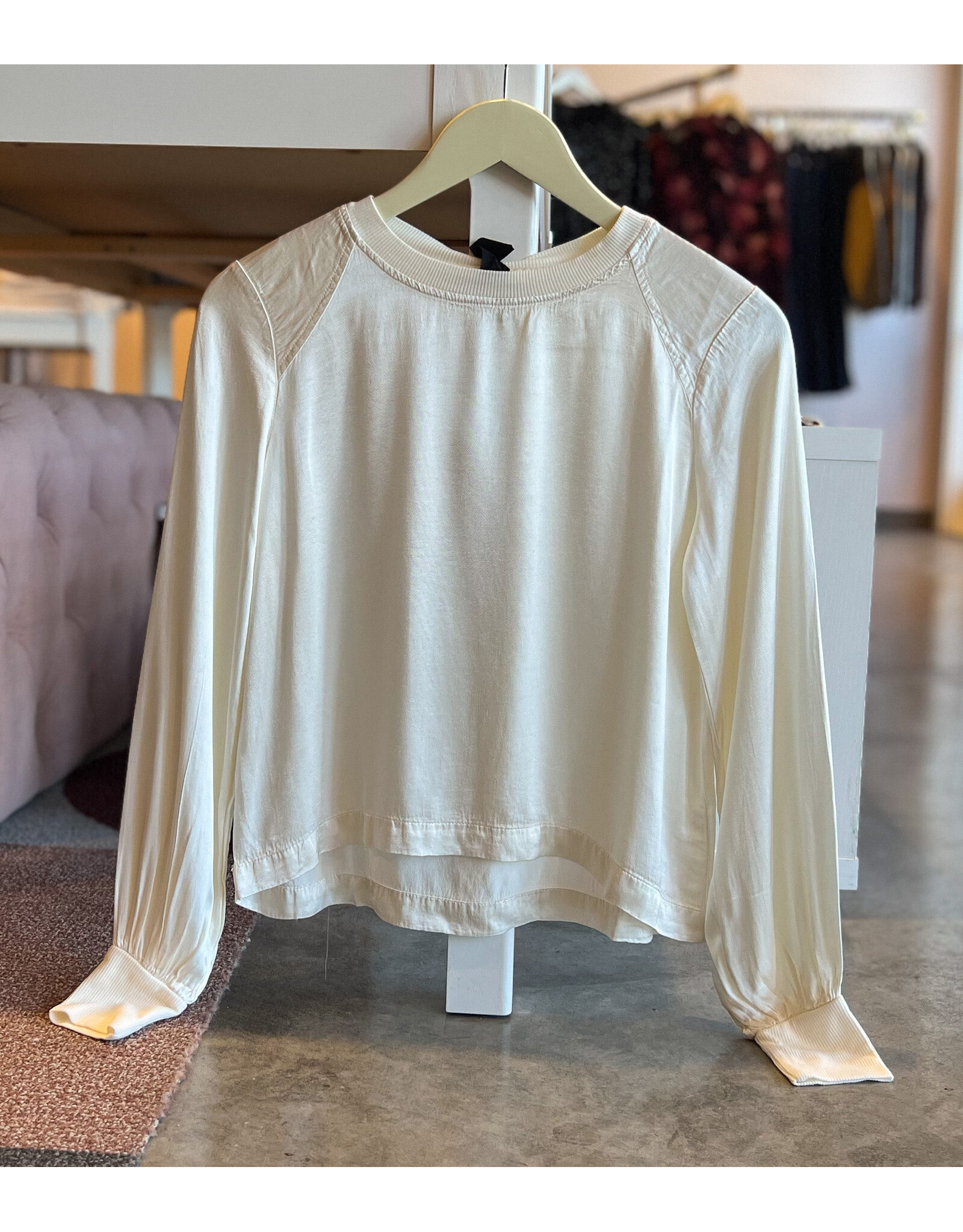 HEULWEN LS RAGLAN CREWNECK TOP