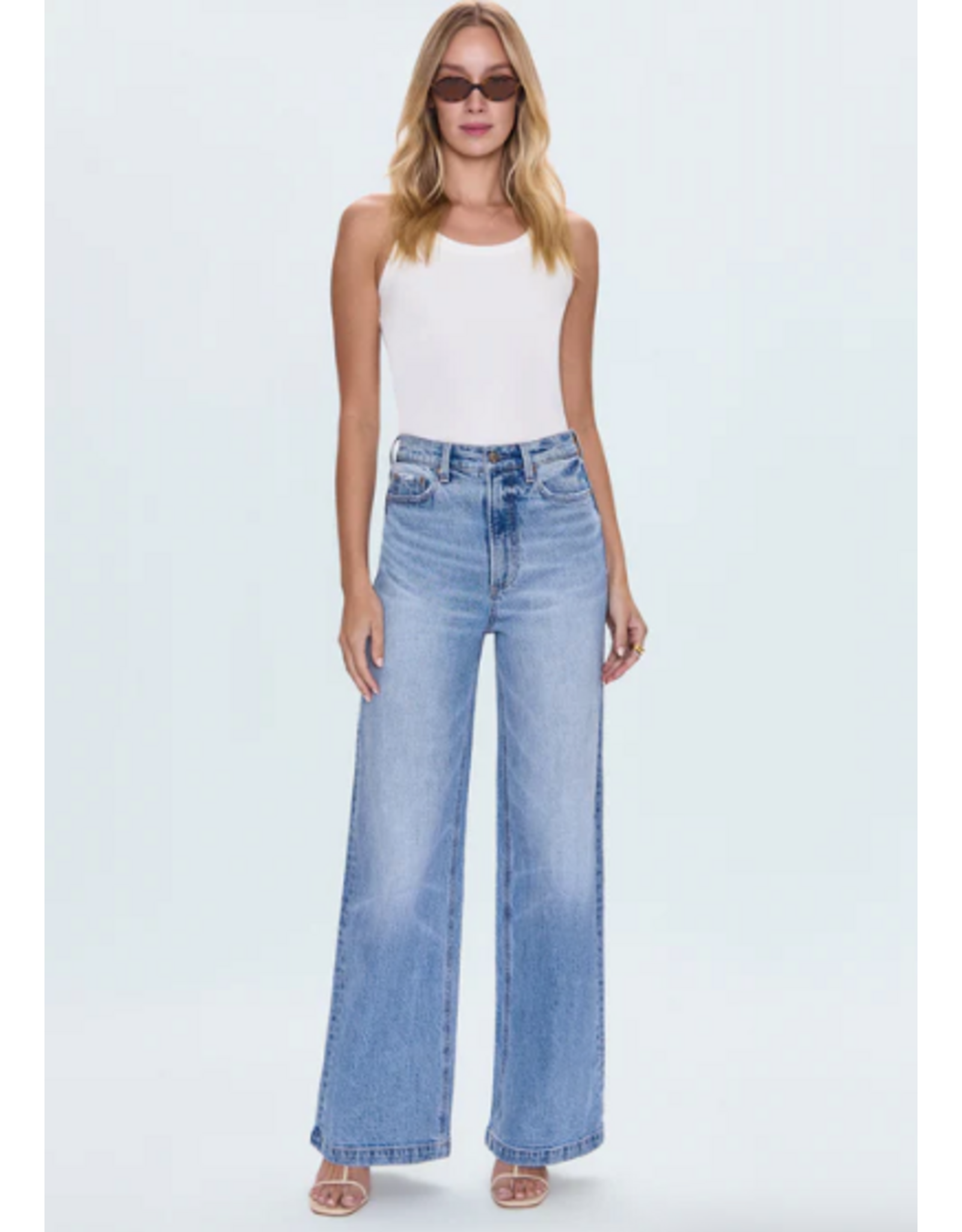 PISTOLA LANA CROP DENIM
