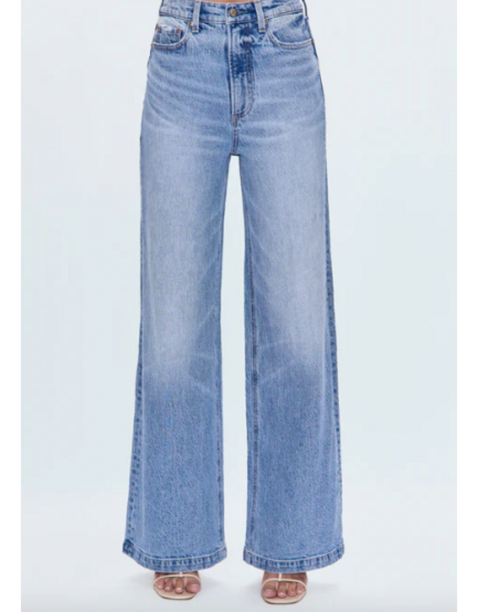 PISTOLA LANA CROP DENIM