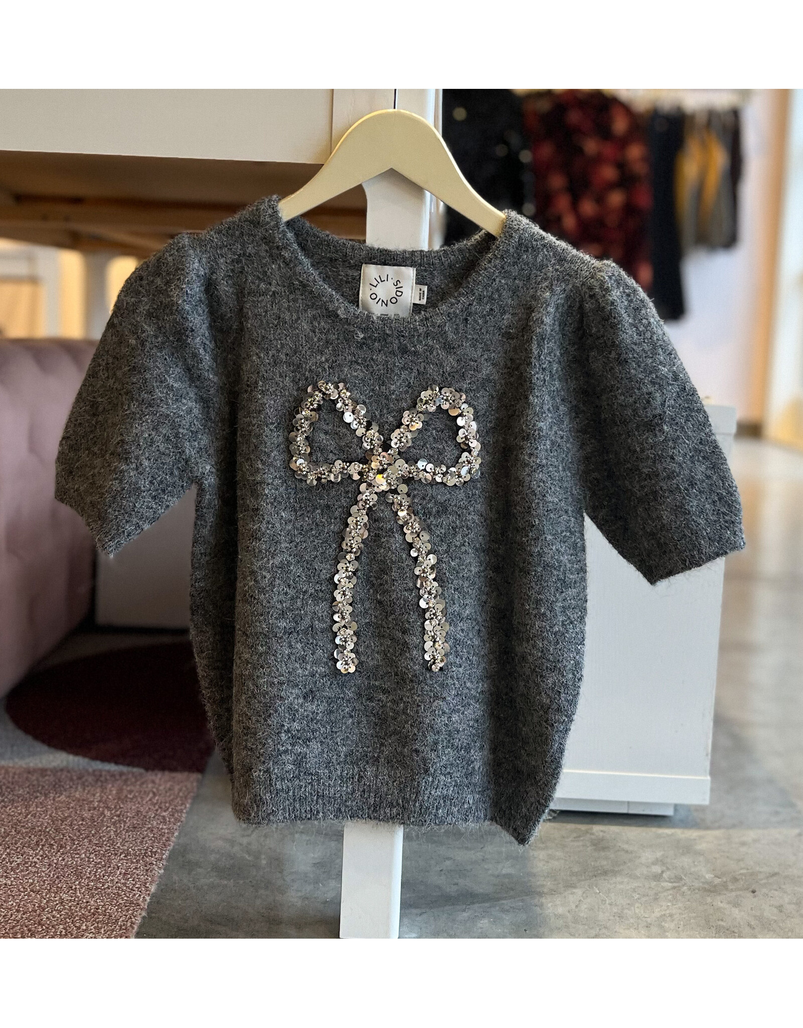 MOLLY BRACKEN VELIA BOW DETAIL SWEATER
