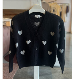MOLLY BRACKEN HADIA HEART CARDIGAN