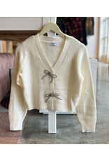 OTTOLIE BOW DETAIL CARDIGAN