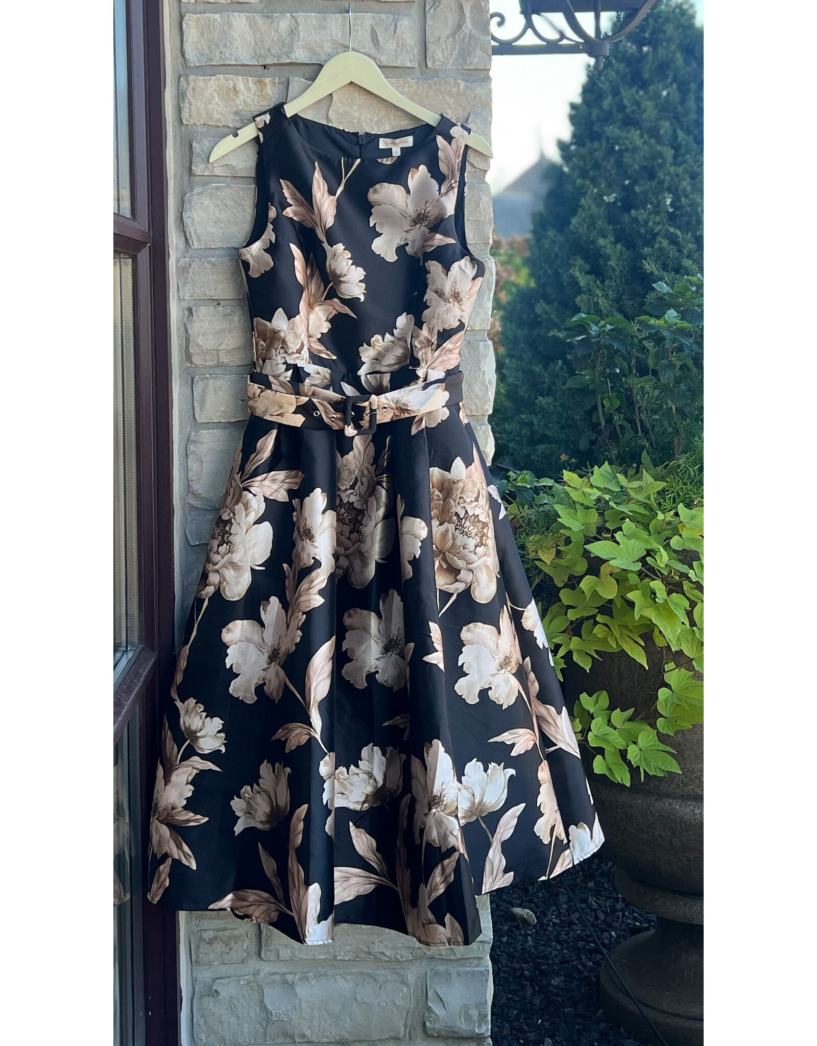 ATTICUS PRINTED MIDI DRESS