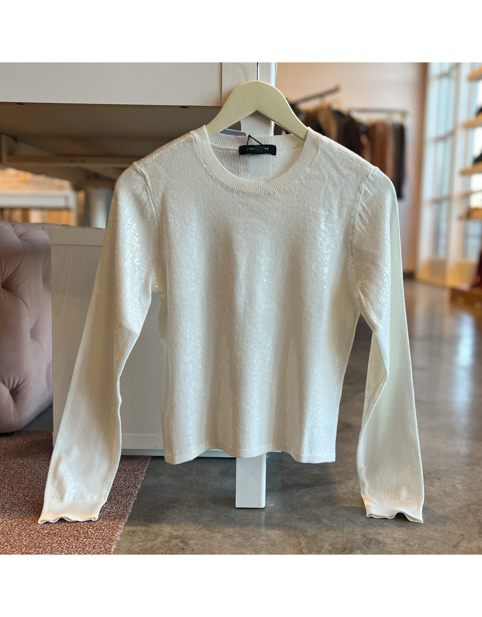 SANCTUARY SPARKLE TOGETHER SWEATER TOP