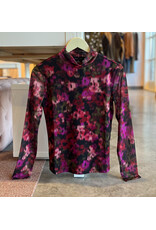 SANCTUARY L/S MESH MOCK TOP