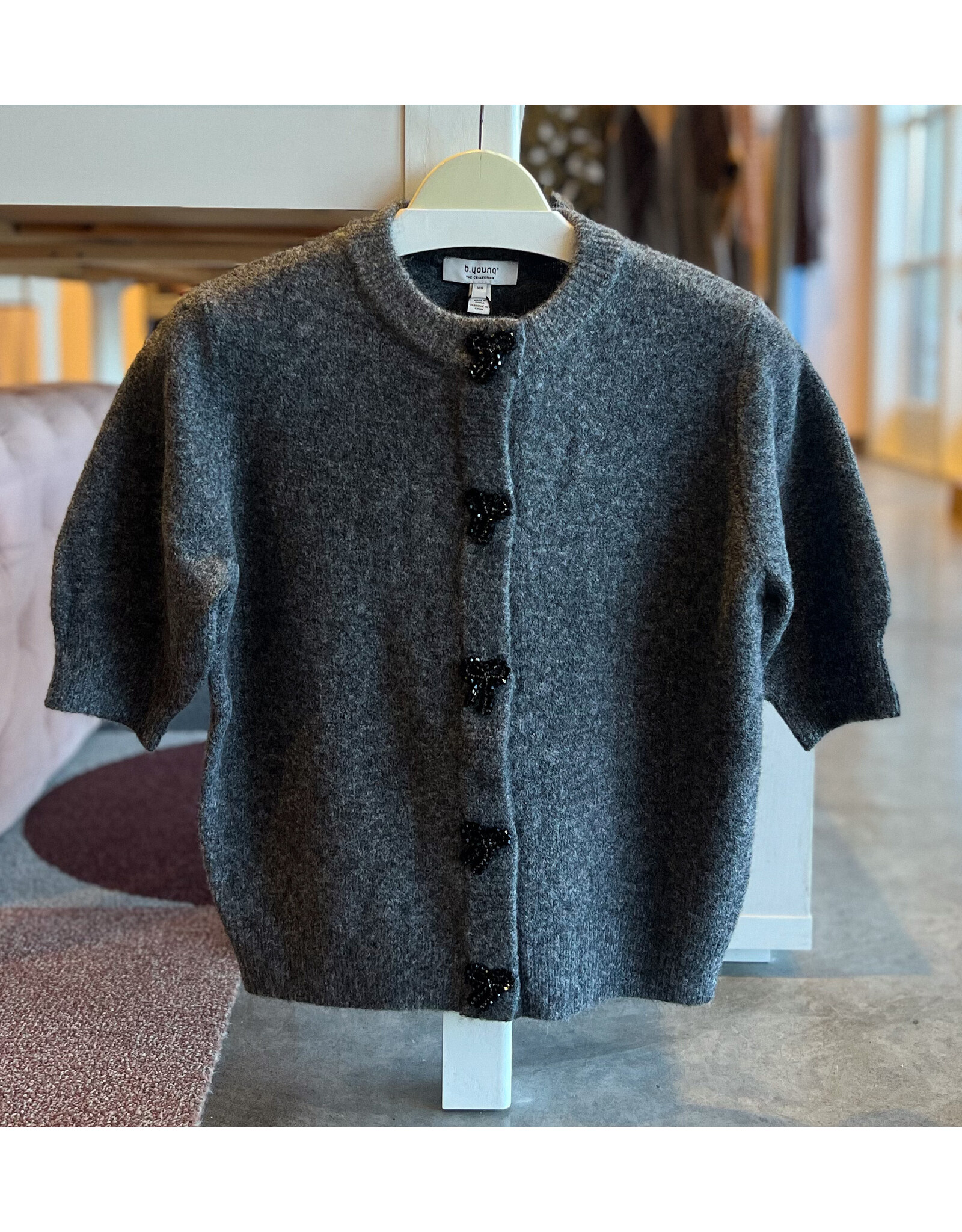 B YOUNG BYOMEA BOW DETAIL SWEATER