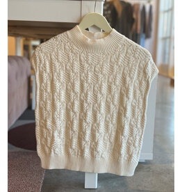 VINCENT FLORAL DETAIL SWEATER TOP