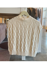 VINCENT FLORAL DETAIL SWEATER TOP