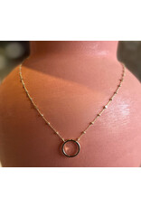 HORACE MINI ROUND CHARM NECKLACE
