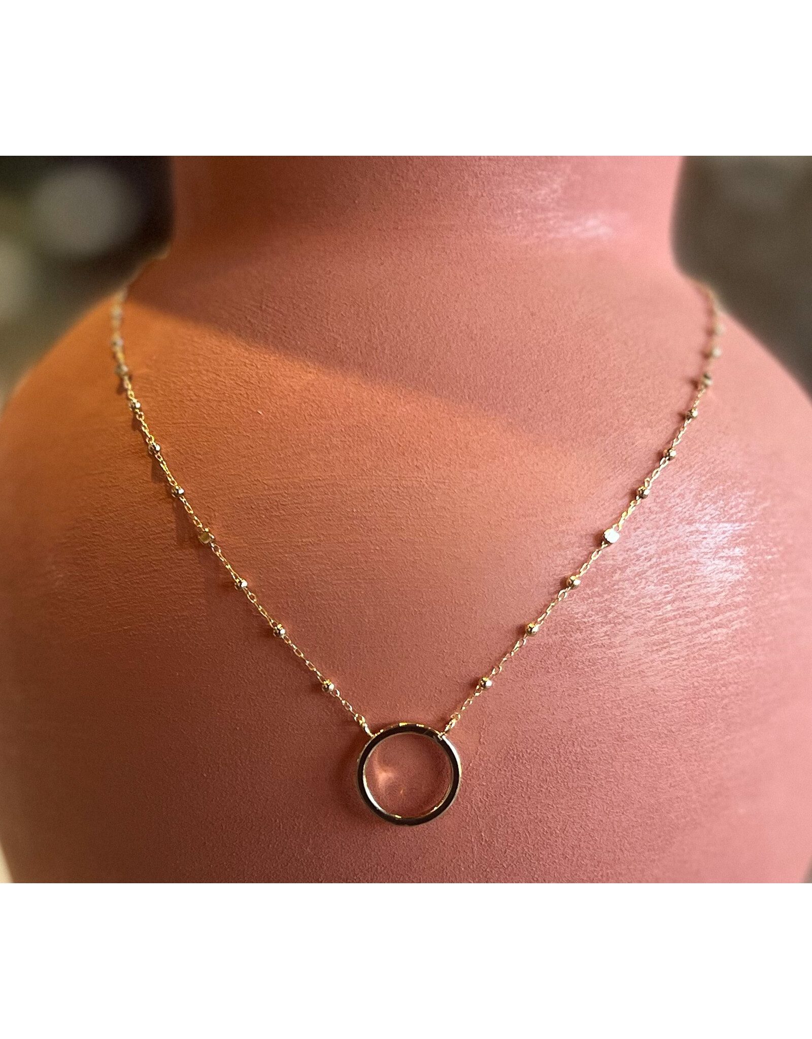 HORACE MINI ROUND CHARM NECKLACE