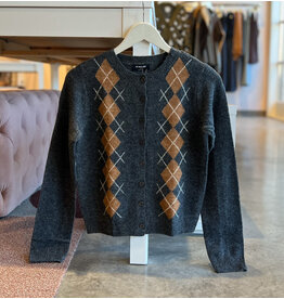 HELIA ARGYLE CARDIGAN