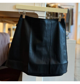 ROSCOE FAUX LEATHER MINI SKIRT