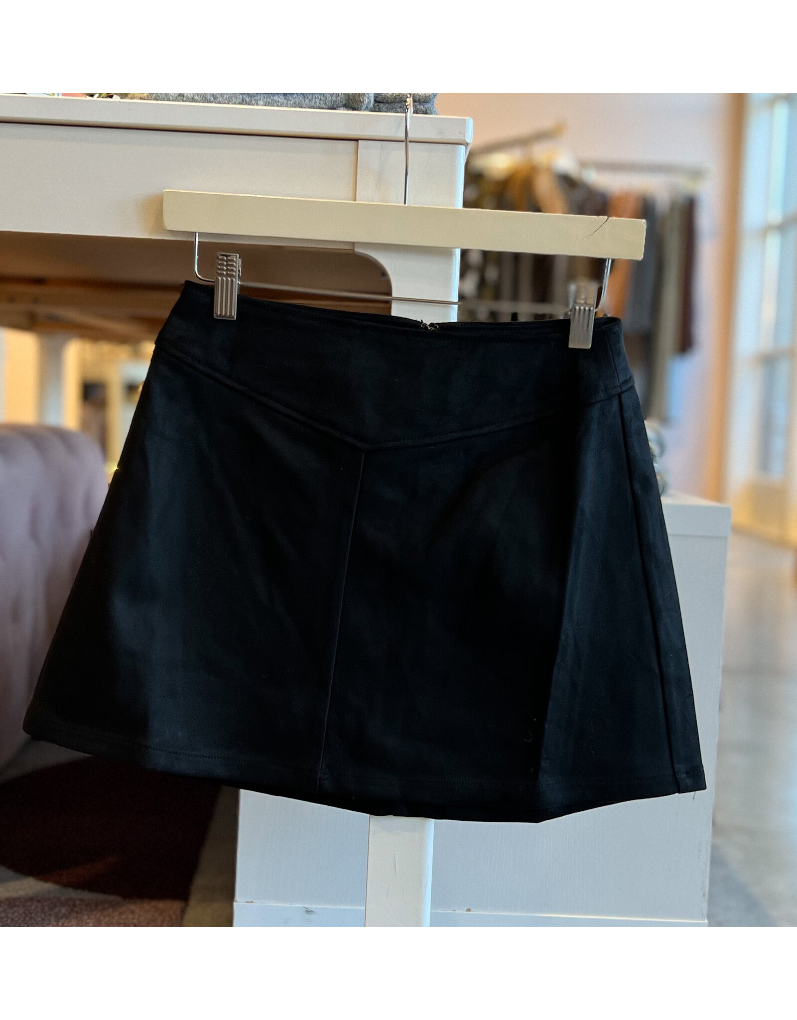 WILBUR SUEDE MINI SKIRT