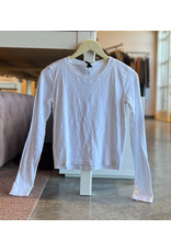 DAGUR RIB CRWNK CROPPED TEE