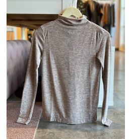 TAHIRAH L/S MOCK TURTLENECK TEE