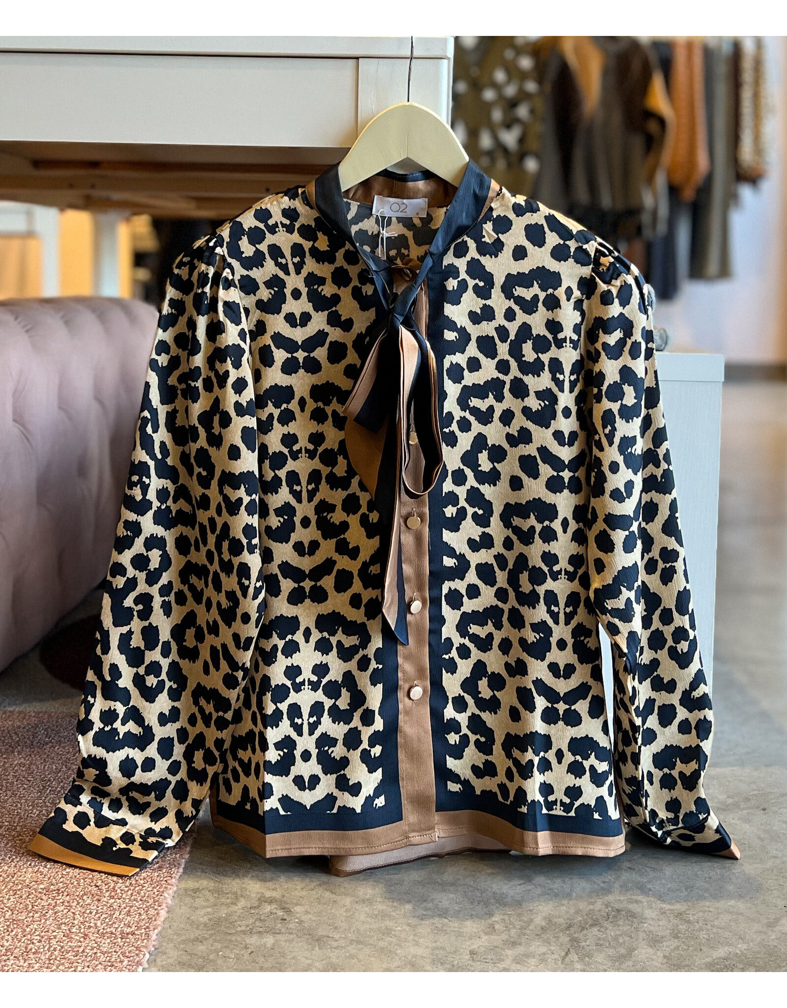 INDIE LEOPARD TIE NK TOP