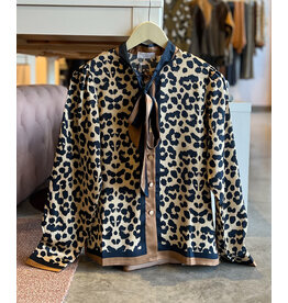 INDIE LEOPARD TIE NK TOP