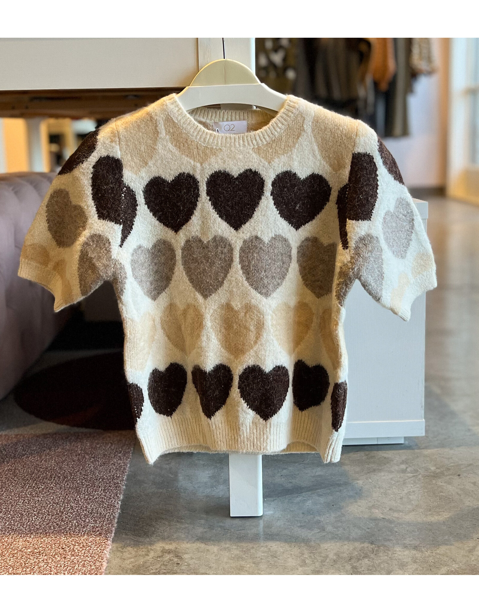 ZADIE HEART S/S SWEATER