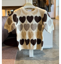 ZADIE HEART S/S SWEATER